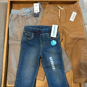 NWT set of 3 boys pants 3T